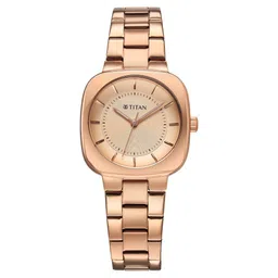 Titan Horizon Quartz Analog Rose Gold Dial Stainless Steel Strap Watch For Women-picture-12