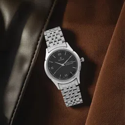 Titan Karishma Black Dial Analog with Day and Date Stainless Steel Strap watch for Men-picture-26