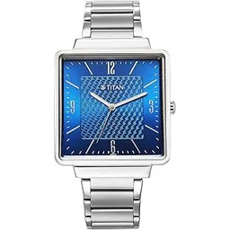 titan Karishma Blue Dial Stainless Steel Analog Watch for Men-NR10005SM01-picture-36