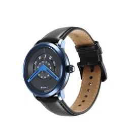 Titan Men Black Dial & Black Leather Straps Analogue Watch 1828QL04 image 5