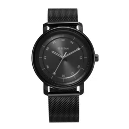 Titan Men Brass Dial & Leather Straps Analogue Watch 1884NM01-picture-23