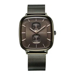 Titan Men Dial & Stainless Steel Bracelet Style Straps Analogue Watch 90178QM02-image-47