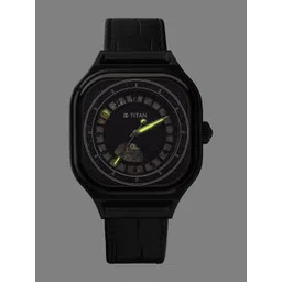 Titan Men Embellished Dial & Leather Textured Straps Analogue Watch 10008NL01-picture-29