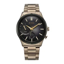Titan Men Regallia Round Dial Water Resistance Stainless Steel Analogue Watch -10009KM03-picture-11