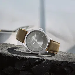 Titan Men's Urban Edge Lustrous Olive Dial Leather Watch-picture-26