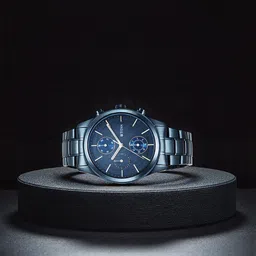 Titan Neo Splash Quartz Analog with Date Blue Dial Blue Stainless Steel Strap Watch For Men-picture-39