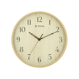 Titan NSW0080PA01 Light Brown Plastic Wall Clock-picture-43