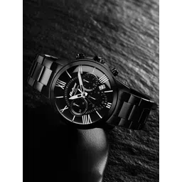 Titan Octane Chronograph Black Dial Black Stainless Steel Strap Analog Watch - For Men NT90152NM01,90152NM01-picture-14