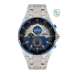 Titan Octane Men Blue & Silver-Toned Dial Chronograph Watch 90044KM03-picture-28