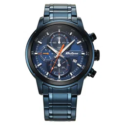 Titan Octane Primal Quartz Chronograph Blue Dial Blue Stainless Steel Strap Watch For Men-picture-13