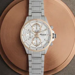 Titan Octane White Dial Quartz Multifunction Stainless Steel Strap watch for Men-picture-20