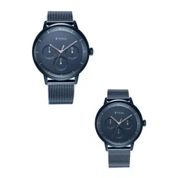 Titan Pack of 2 Unisex Blue Dial & Blue Stainless Steel Bracelet Style Analogue Watch-picture-17