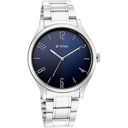 titan Quartz Analog Blue Dial Stainless Steel Strap Watch for Men-NS1865SM01/NT1865SM01-picture-13