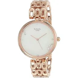 Titan Raga Chic Mother of Pearl Dial Women Analog Watch with Metal Strap-NS2659WM01/NT2659WM01-picture-48