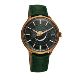 Titan Stellar Men Dial & Leather Straps Analogue Watch 10028QL01-picture-31