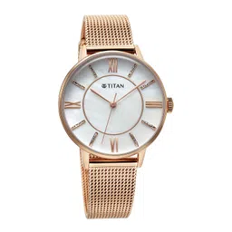 Titan Women Embellished Dial & Bracelet Style Straps Analogue Watch 95248WM02-picture-18