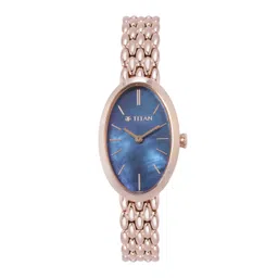 Titan Women Purple Mother of Pearl Bracelet Style Analogue Watch 95246WM01-Blue-picture-26