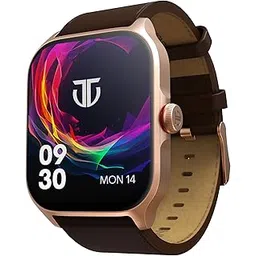 Titan Zeal Premium Fashion Smartwatch|1.85" AMOLED Display with AOD|390*450 Pixel Resolution|Functional Crown|SingleSync BT Calling|Advanced Chipset|100+ Sports Modes & Watchfaces IP68 (Leather Strap)-picture-47