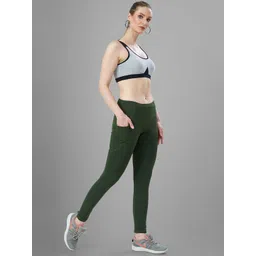 TITTLI Women Dry Fit Slim-Fit Mid-Rise Gym Tights-picture-30