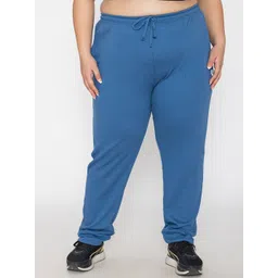 TITTLI Women Plus Size Mid Rise Cotton Track Pant-image-9