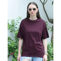 TITTLI Women Pure Cotton Pockets Boxy T-shirt-image-19
