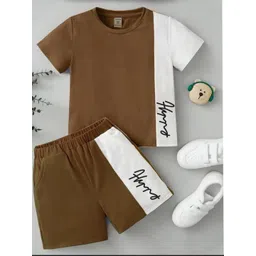 TITTOM Unisex Kids Printed T-shirt with Shorts-picture-58