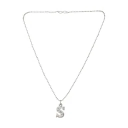 Tiyafashion Unisex Stainless Steel Artificial Stones Studded Quirky Pendant With Chain image 4