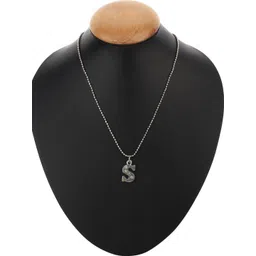 Tiyafashion Unisex Stainless Steel Artificial Stones Studded Quirky Pendant With Chain image 2