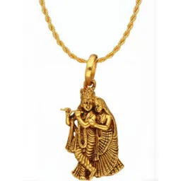 Tiyafashion Unisex Stainless Steel Temple Contemporary Shaped Pendant With Chain-picture-25