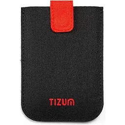 tizum Casual Nylon Credit Debit ATM Card Holder - Mini, Pocket Wallet, Sleeve Card Holder for Men & Women (5 Card Slots) with RFID Protection, Magnetic Closure & Extra Pocket for Cash/Coins, Black-picture-41