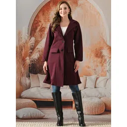 TJ FASHION Notched Lapel Single-Breasted Overcoat Coats-picture-31