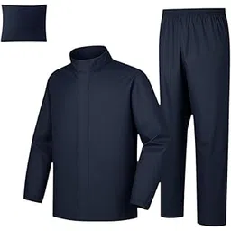 tln Waterproof Raincoat for Men | Lightweight & Durable Rain Jacket with Hood | Windproof & Breathable | Travel-Friendly, Bike & Motorcycle Use | Full-Length Protection-picture-17