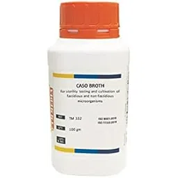 TM MEDIA SOYA CASEIN DIGEST MEDIUM(TRYPTONE SOYA BROTH) For sterility testing and cultivation of fastidious and non-fastidious microorganisms- 100g-picture-11