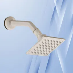 tms enterprises Plastic 4X4 Inch Shower With Arm And Wall Flange For Bathroom (Pack Of 1) Fixed Mount-picture-21