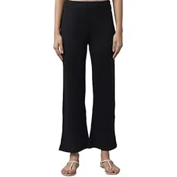 tnq Women Winter Wear Woolen Trouser || Fleece Palazzo || Acrylic Wool Knitted Palazzo-picture-14