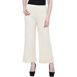 tnq Women Winter Wear Woolen Trouser || Fleece Palazzo || Acrylic Wool Knitted Palazzo-picture-13