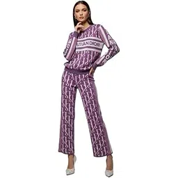 tnq Women's Winter Woolen Co-ord Set, Knitted Sweater and Track Pant, 2 Piece Travel Wear-picture-17