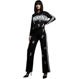 tnq Women's Winter Woolen Co-ord Set, Knitted Sweater and Track Pant, 2 Piece Travel Wear-picture-16