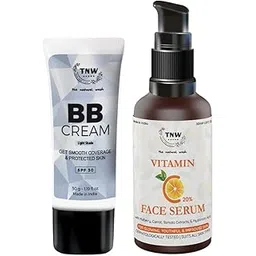 TNW - The Natural Wash BB Cream & Vitamin C Face Serum Combo | Brightening & Hydrating Skin Care Set-picture-31