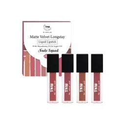 TNW The Natural Wash Matte Velvet Longstay Liquid Lipstick Mini - Nude Squad-picture-17