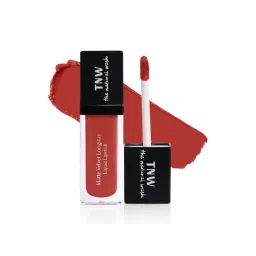 TNW-The Natural Wash Matte Velvet Longstay Liquid Lipstick Spicy Coral - 5 ml-picture-18