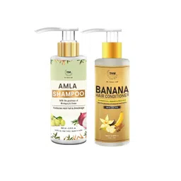 TNW the natural wash Set of 2 Amla Shampoo & Banana Conditioner-picture-44