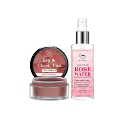 TNW the natural wash Set Of 2 Off White Columbus Lip Tint 5gm & Rose Water Spray Bottle 200ml-picture-25