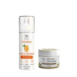 TNW the natural wash Set of Vitamin C Face Toner 100ml & De-Tan Face Pack 50g-picture-36