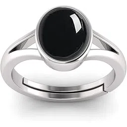 todani jems 12.25 Ratti 11.60 Carat Silver Plated Adjustable Hakik Gemstone Natural Birthstone Sulemani Hakik Stone Ring-picture-25