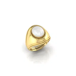 todani jems 12.25 Ratti Moonstone Stone Certified Gemstone Gold Plated | Adjustable Ring With Lab Certificate-picture-12