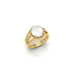 todani jems 12.25 Ratti Moonstone Stone Certified Gemstone Gold Plated | Adjustable Ring With Lab Certificate-picture-11