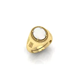 todani jems 12.25 Ratti Moonstone Stone Certified Gemstone Gold Plated | Adjustable Ring With Lab Certificate-picture-15