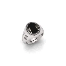 todani jems 14.25 Ratti Agate Stone Original Certified Hakik Gemstone Silver Plated | Adjustable Ring-picture-31