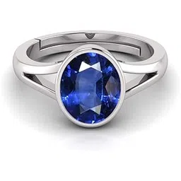 todani jems 14.25 Ratti Neelam Stone Original Certified Blue Sapphire Gold Plated Adjustable Woman Man Ring With Lab Certificate For Unisex Adult-picture-17